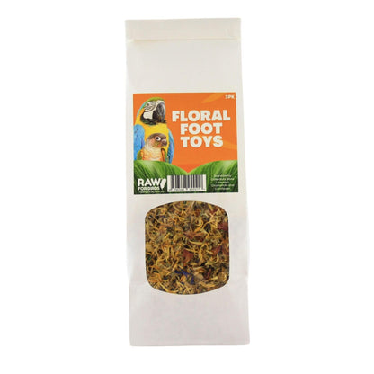 Floral Foot Toys 3pk