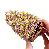 Thumbnail for Floral Pinecone Chews 2pk - Raw for Birds