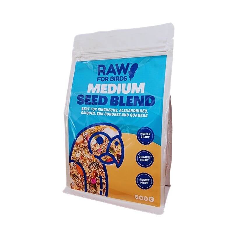 Medium Parrot Seed Blend - Raw for Birds